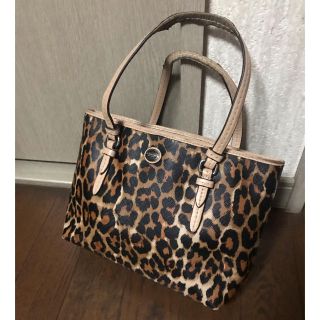 コーチ(COACH)のヒョウ柄 アニマル  ミニ トート バック COACH(トートバッグ)