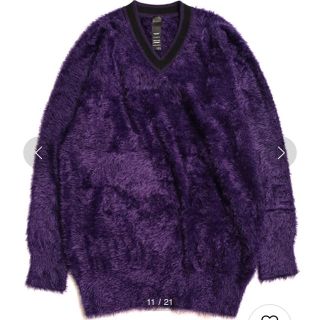 シャリーフ(SHAREEF)のLONG SHAGGY PULL-OVER size1(ニット/セーター)