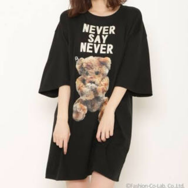 MILKBOY(ミルクボーイ)のMILKBOY NEVER SAY NEVER TEE レディースのトップス(Tシャツ(半袖/袖なし))の商品写真