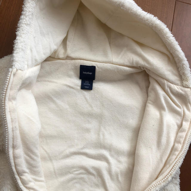 GAP(ギャップ)のGAP 耳付きカバーオール 60 キッズ/ベビー/マタニティのベビー服(~85cm)(カバーオール)の商品写真