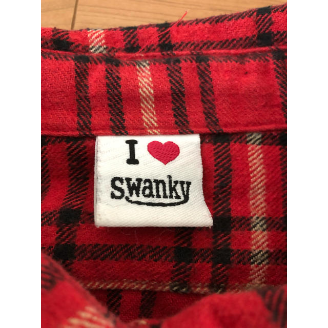 swanky(スワンキー)のチェックシャツ  レディースのトップス(シャツ/ブラウス(長袖/七分))の商品写真