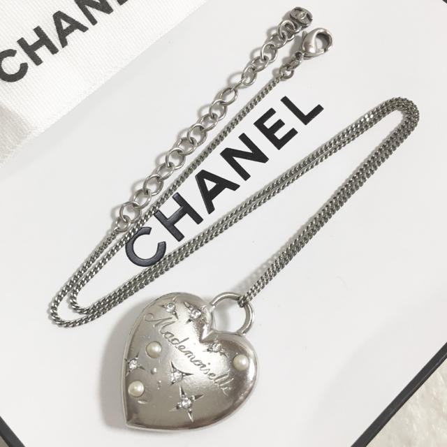 CHANEL - 正規品 シャネル ネックレス ハート パール 石 ココマーク マドモワゼル 銀の通販 by ☆ハーベスト☆｜シャネルならラクマ