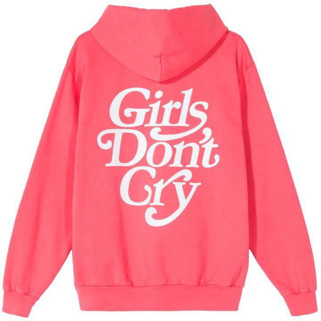 Girls Don't Cry GDC ロゴ フーディ パーカー ピンクM 【オンライン 