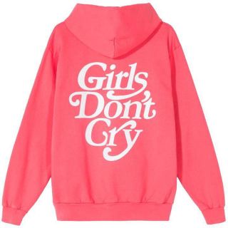 ジーディーシー(GDC)のGirls Don't Cry GDC ロゴ フーディ パーカー ピンクM(パーカー)