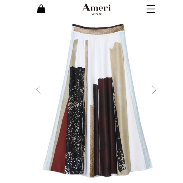 Ameri VINTAGE(アメリヴィンテージ)の(取置き)amerivintage FUDE ART SKIRT レディースのスカート(ロングスカート)の商品写真
