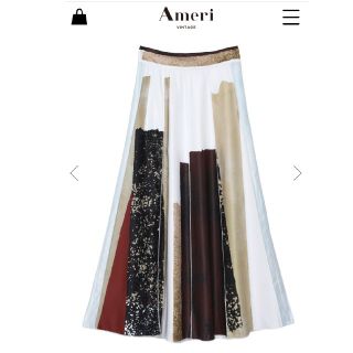 アメリヴィンテージ(Ameri VINTAGE)の(取置き)amerivintage FUDE ART SKIRT(ロングスカート)