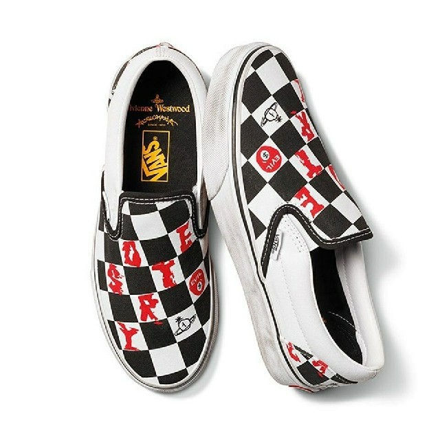 VIVIENNE WESTWOOD VANS Checkerboard Slip