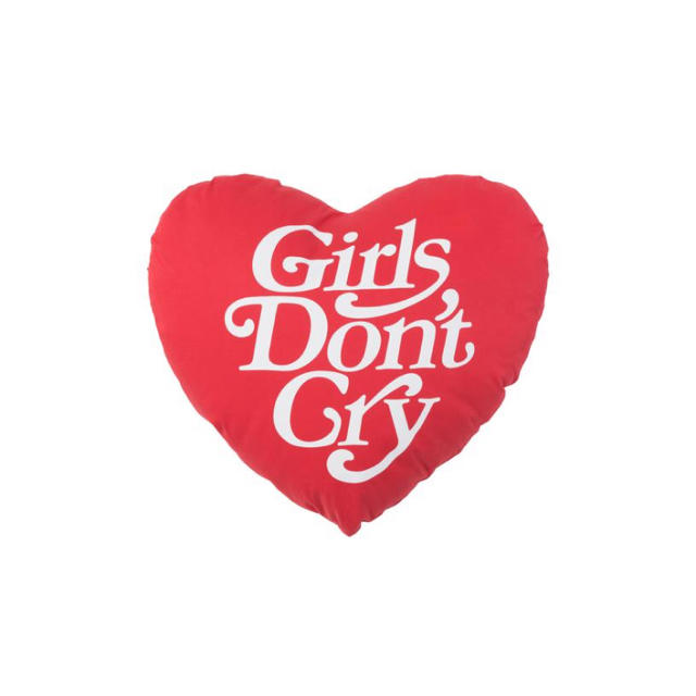 GIRLS DON'T CRY GDC HEART SHAPE PILLOW