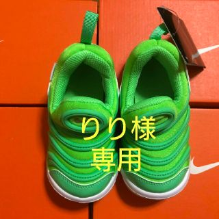 ナイキ(NIKE)のNIKE ナイキ ジュニア キッズ ダイナモフリー 13 グリーン(スニーカー)