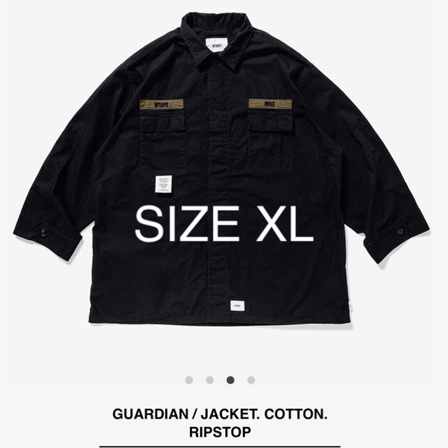 W)taps(ダブルタップス)のWTAPS GUARDIAN JACKET BLACK XL 4 メンズのジャケット/アウター(ミリタリージャケット)の商品写真