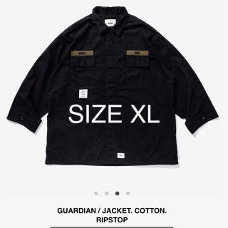 ダブルタップス(W)taps)のWTAPS GUARDIAN JACKET BLACK XL 4(ミリタリージャケット)