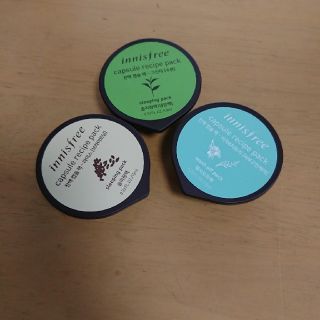 イニスフリー(Innisfree)のinnisfree イニスフリー カプセルレシピパック3点(パック/フェイスマスク)