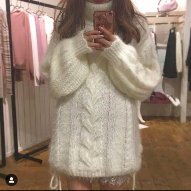 dazzlin(ダズリン)のdazzlin  シュガータートルニットチュニック レディースのトップス(ニット/セーター)の商品写真