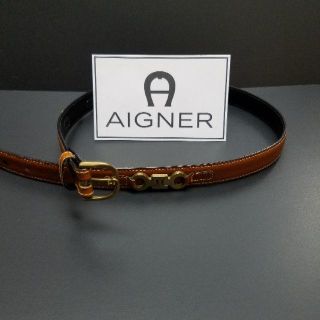 アイグナー(AIGNER)のcacabull様売約済み品でございます(ベルト)