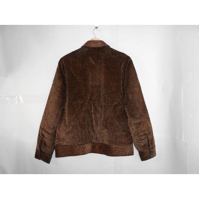 01094● CALEE CORDUROY SPORTS jacket 襟レザー