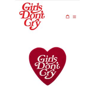 シュプリーム(Supreme)のcrorets様専用　Girls Don’t Cry HEART SHAPE (ラグ)