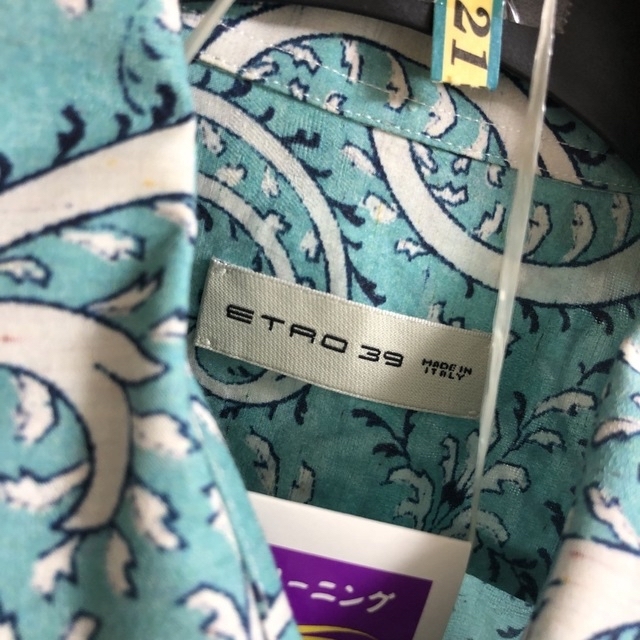 ETRO 定価7万円 べイズリー柄シャツ