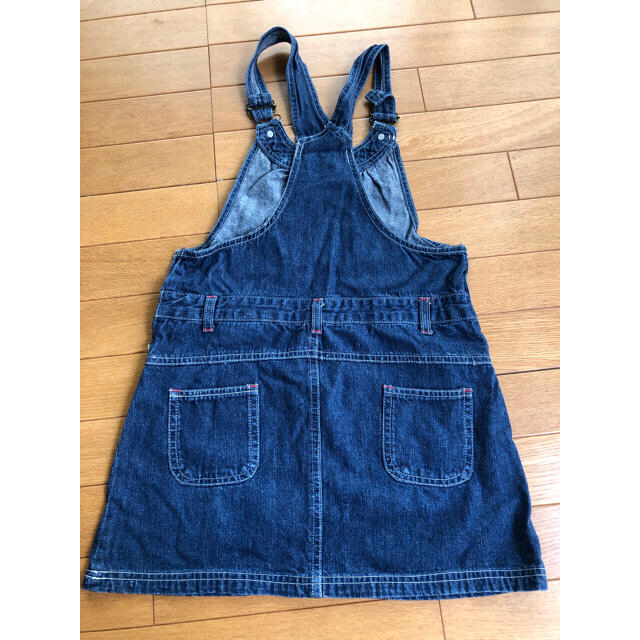 デニムサロペット キッズ/ベビー/マタニティのキッズ服女の子用(90cm~)(ワンピース)の商品写真