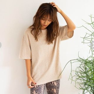 シールームリン(SeaRoomlynn)のコットン2FACEヘザーLOOSE T✳︎love®️様専用(Tシャツ(半袖/袖なし))