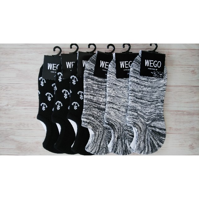 WEGO(ウィゴー)の5【新品】wego メンズ ソックス 6足 メンズのレッグウェア(ソックス)の商品写真
