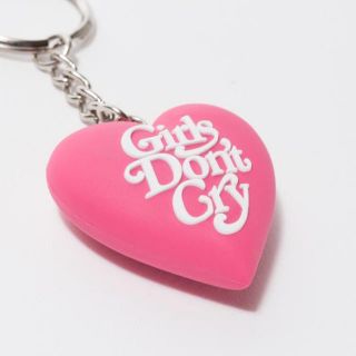 ジーディーシー(GDC)のgirls don't cry heart key chain pink(キーホルダー)