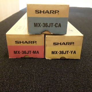 シャープ(SHARP)のSHARP　トナーカートリッジ3色(OA機器)