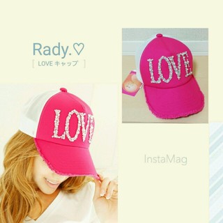 レディー(Rady)の新品♡Rady♡LOVEキャップ(キャップ)