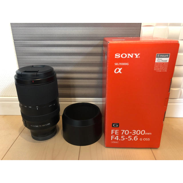 SONY(ソニー)のFE 70-300mm F4.5-5.6 G SEL70300G 保証あり！ スマホ/家電/カメラのカメラ(レンズ(ズーム))の商品写真