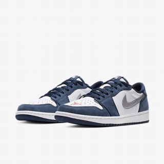 ナイキ(NIKE)のNIKE SB AIR JORDAN 1 LOW Navy AJ1 26.5 (スニーカー)