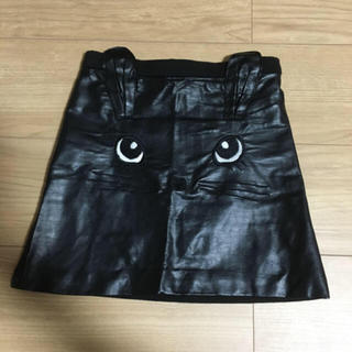エイチアンドエム(H&M)のH&M 黒ウサギスカート 130cm (スカート)