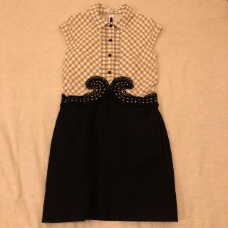 カルヴェン(CARVEN)のcarvenギンガムワンピース(ひざ丈ワンピース)