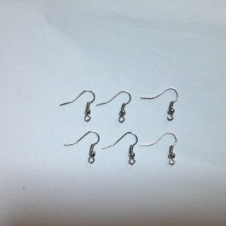 ハンドメイド用シルバーピアスフック30組(オーダーメイド)