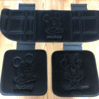 ディズニー(Disney)のミッキー&ミニー車用シートカバー(車内アクセサリ)