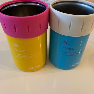 サーモス(THERMOS)のサーモス 保冷缶ホルダー 保冷缶クーラー 二個セット(食器)