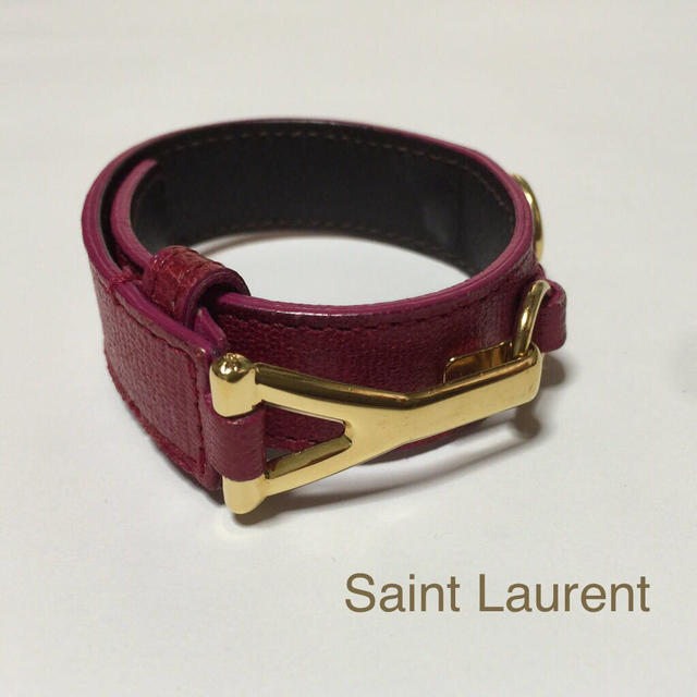 Saint Laurent(サンローラン)の正規品 レア サンローラン ブレスレット レディースのアクセサリー(ブレスレット/バングル)の商品写真