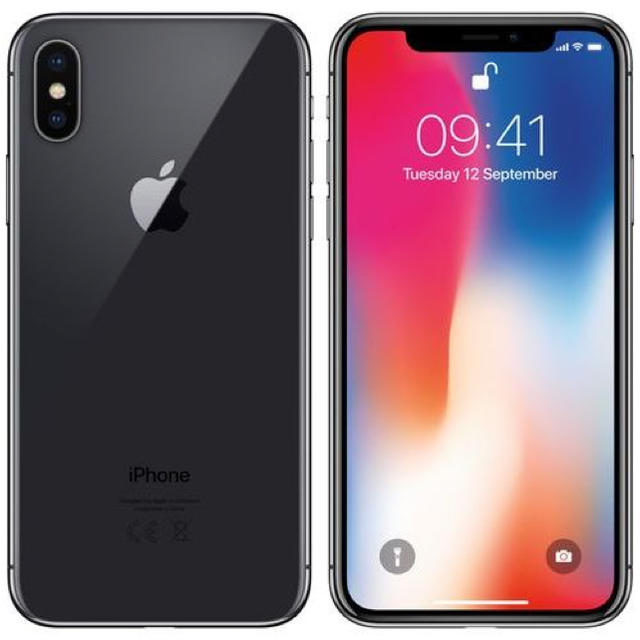 iPhone X256G(スペースグレイ)