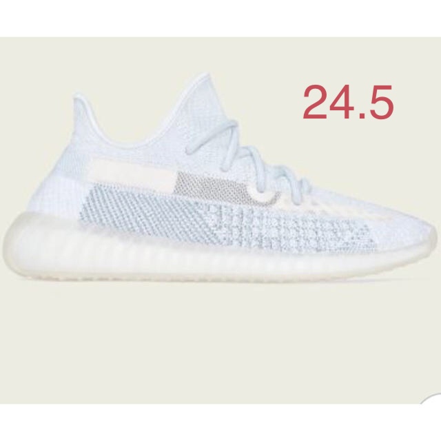 YEEZY BOOST 350 V2 CLOUD WHITE  24.5