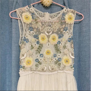 アンソロポロジー(Anthropologie)のBHLDN刺繍ドレス(ウェディングドレス)
