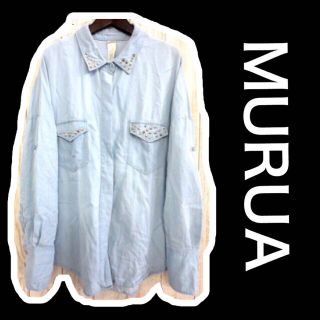 ムルーア(MURUA)の売り切り！値下げ！MURUAデニムシャツ(シャツ/ブラウス(長袖/七分))