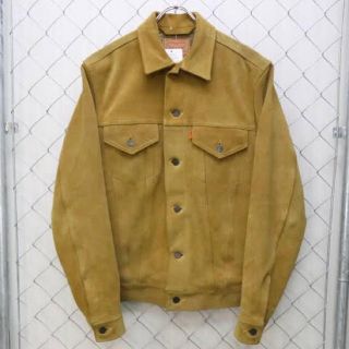 シュプリーム(Supreme)の11aw supreme LEVIS Trucker Jacket スエード (Gジャン/デニムジャケット)