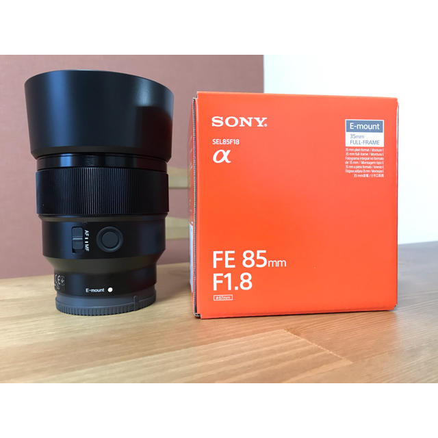 使用回数 数回！ SONY SEL85F18 85mm f1.8 単焦点 当店オーダー品