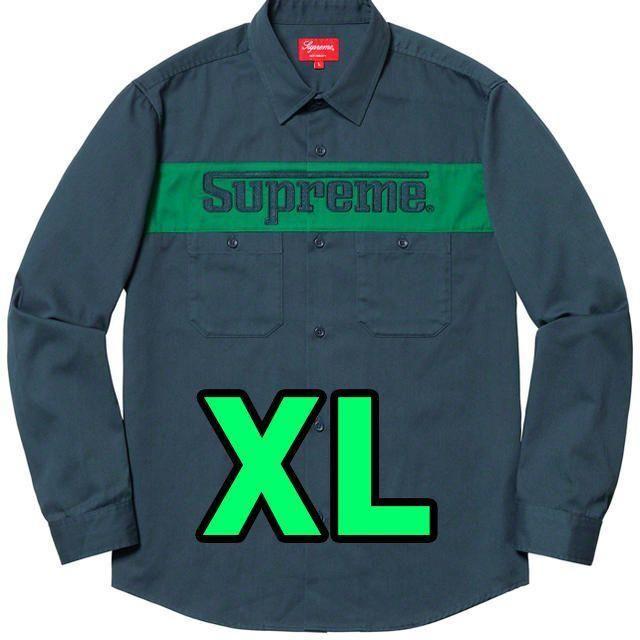 Supreme(シュプリーム)のXL Supreme racing work shirt メンズのトップス(シャツ)の商品写真