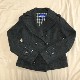 バーバリーブルーレーベル(BURBERRY BLUE LABEL)のバーバリー ショート コート S サイズ  ピーコート　ダッフル(ダッフルコート)