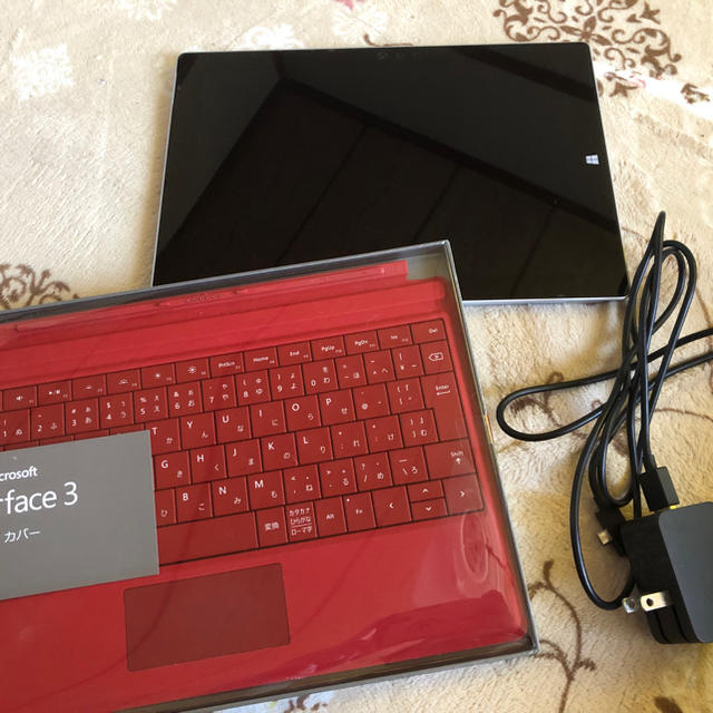 Surface3＆キーボード＆充電器