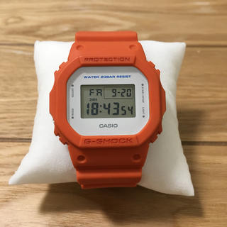 ジーショック(G-SHOCK)のG-SHOCK ミリタリー オレンジ DW-5600M-4(腕時計(デジタル))
