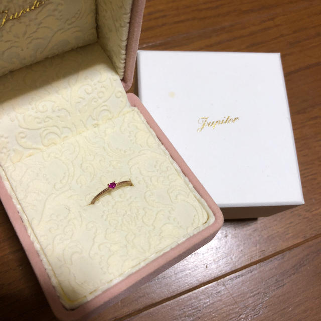 jupiter GOLD LABEL(ジュピターゴールドレーベル)のjupiter (ジュピター) promise ring ハート ピンキーリング レディースのアクセサリー(リング(指輪))の商品写真