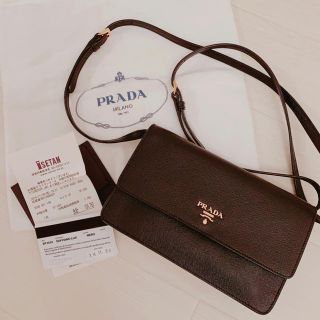 プラダ(PRADA)のPRADA プラダサフィアーノ 限定 お財布バッグ(ショルダーバッグ)