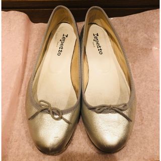 レペット(repetto)の○さき様専用　レペット シルバー 37(バレエシューズ)