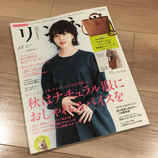 宝島社(タカラジマシャ)のリンネル 2019年 11月号 雑誌のみ エンタメ/ホビーの雑誌(生活/健康)の商品写真