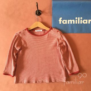 ファミリア(familiar)のfamiliar ファミリア *❁*・ボーダー トップス *̩̩̥୨୧˖(Tシャツ/カットソー)